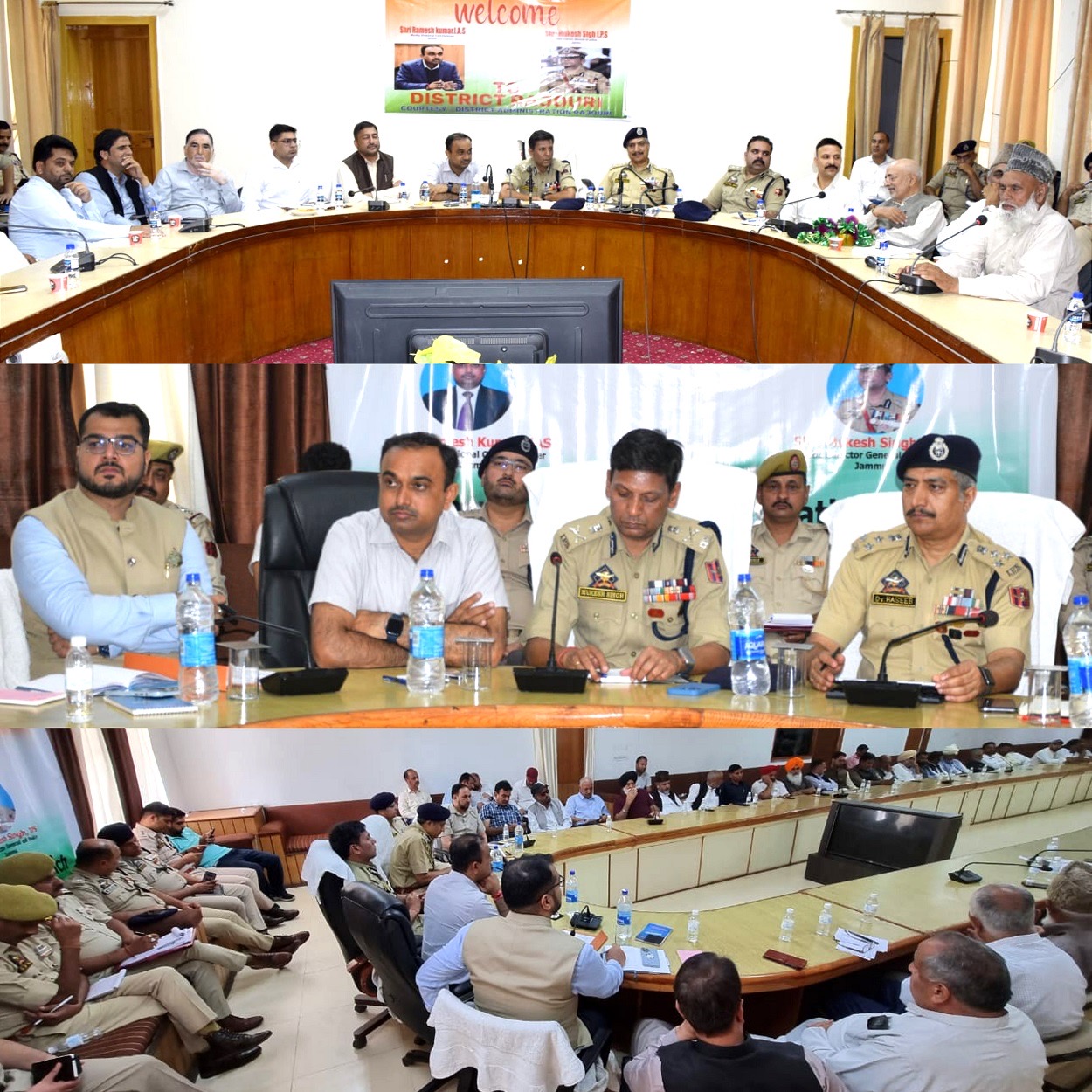 Div Com, ADGP visit Rajouri & Poonch, hold Civil Society Peace Committee Meetings