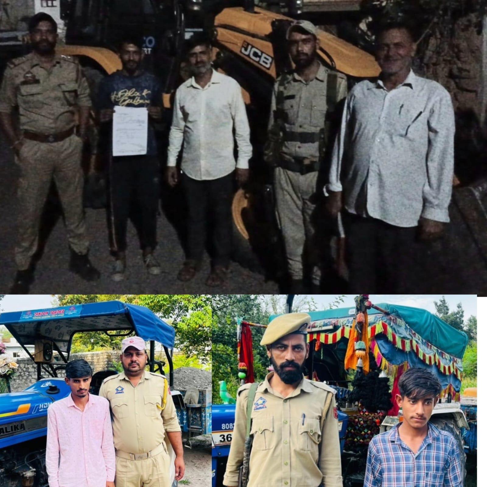 3 Vehicles involved in illegal mining seized by Police, G&M Deptt team