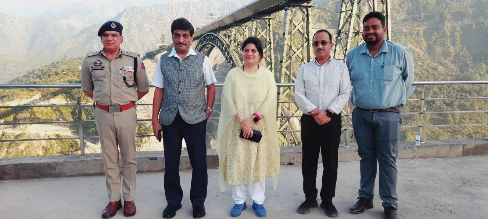 CS for developing World’s highest Rail Bridge site in Reasi as a tourist spot