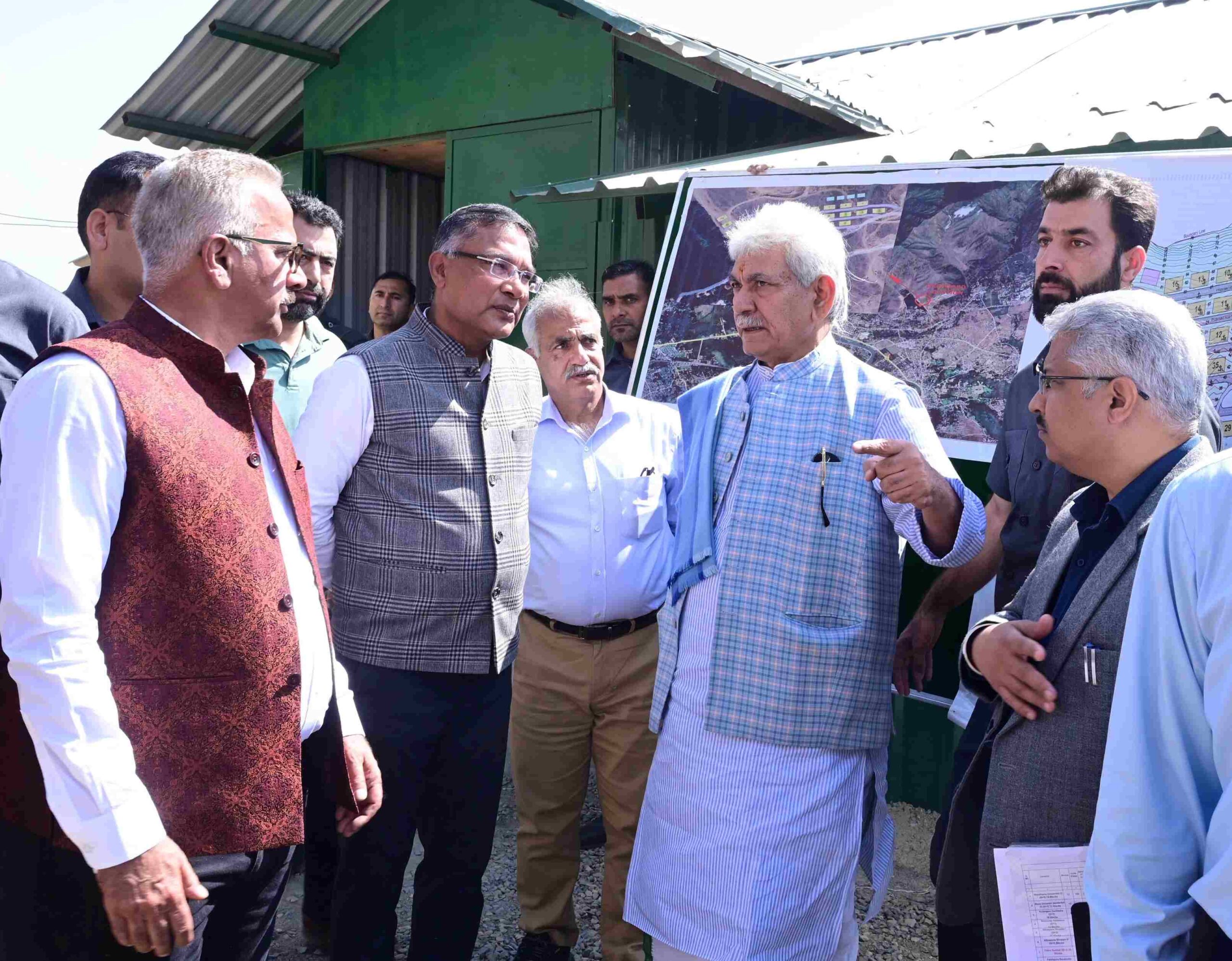 Lt Governor conducts on-site inspection of Transit Accommodation at Zewan and SASB’s Office & Yatri Niwas at Pantha Chowk