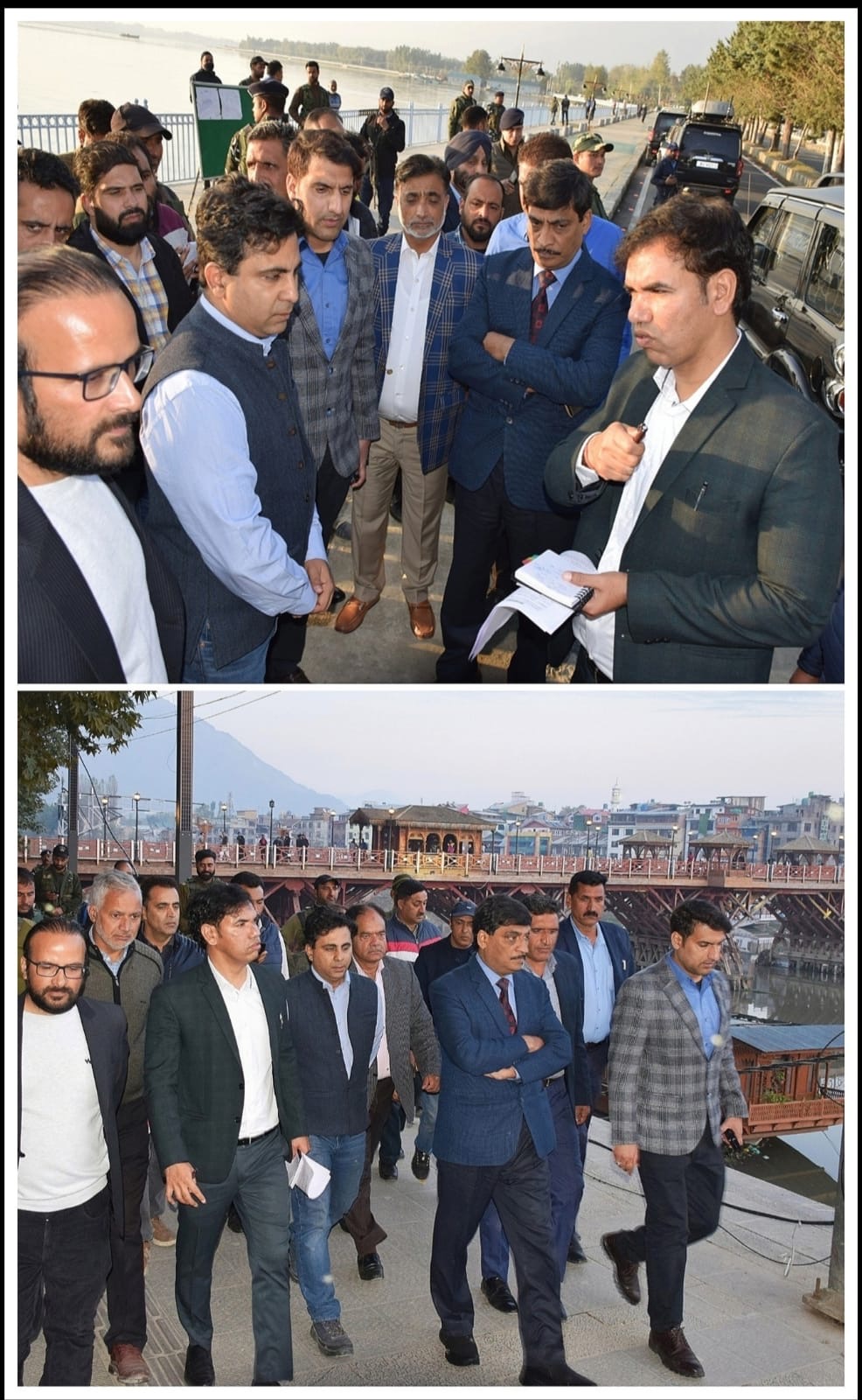 CS inspects execution of SSCL works along Dal & Jhelum