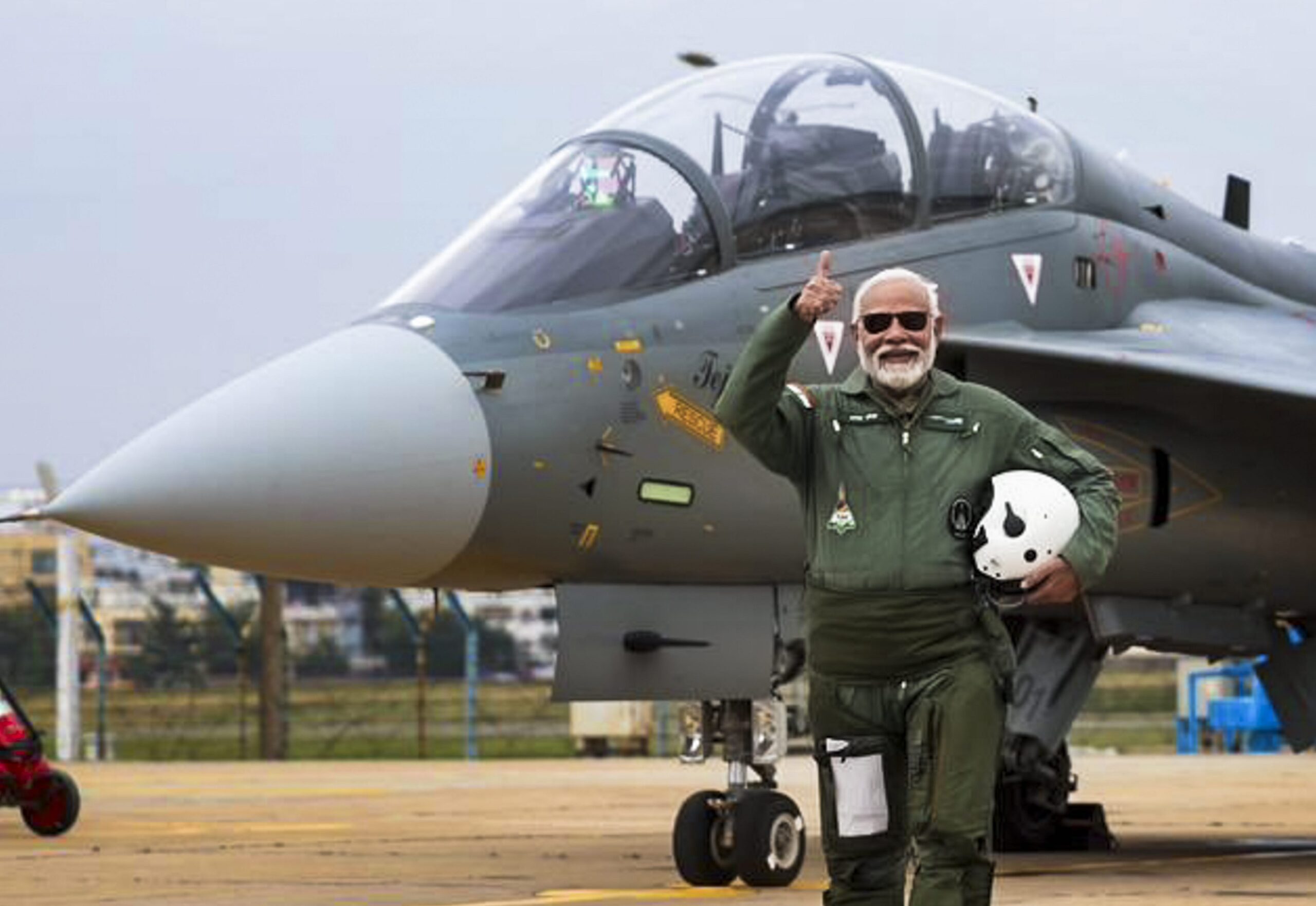 PM Modi undertakes sortie on Tejas aircraft