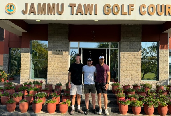 Legends League Cricketers Take A Swing At Jammu Tawi Golf Course On Rest Day