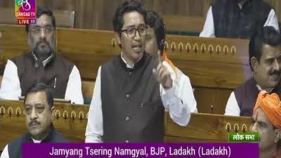 “Needs peace, security more than elections”: Ladakh MP Jamyang Namgyal in Lok Sabha amid debate on two Bills on J&K