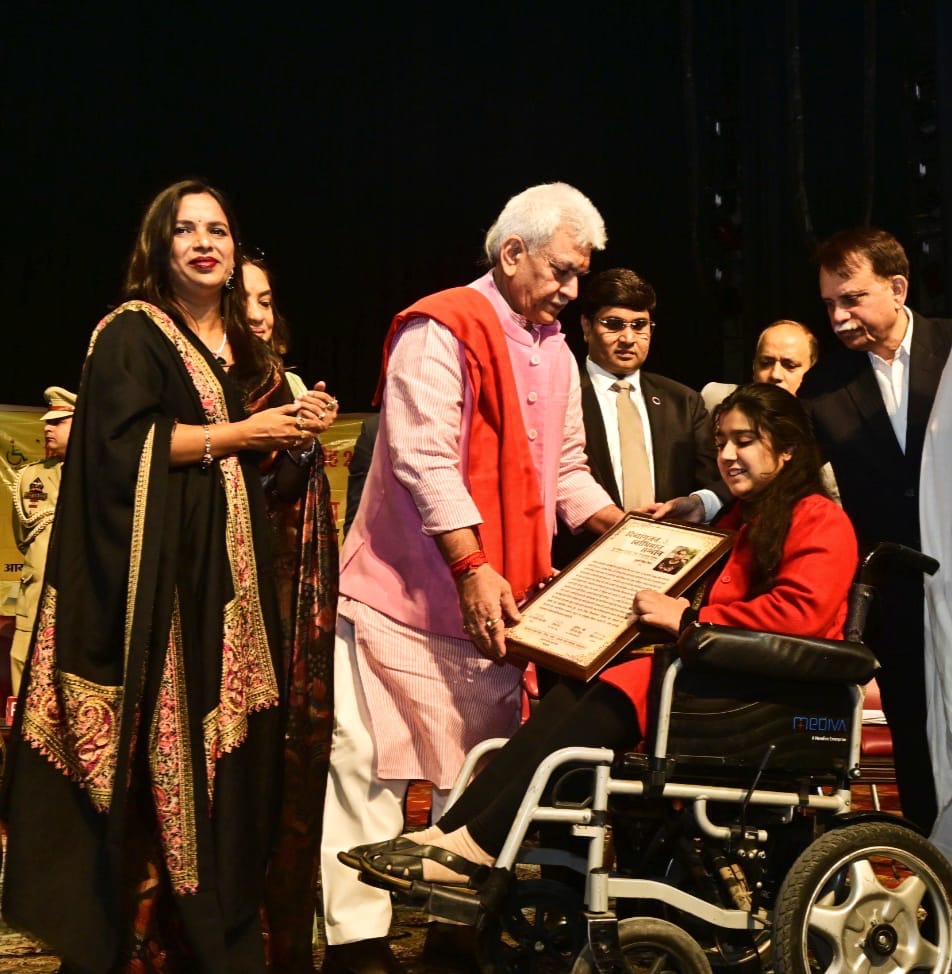 Lt Governor attends Kalpana Kala Kendra’s International Day of Persons with Disabilities event at Jammu