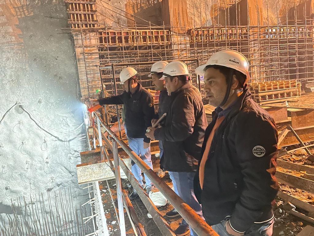 ADDC Kishtwar inspects progress and labor amenities at Kiru Hydro Electric Power Project