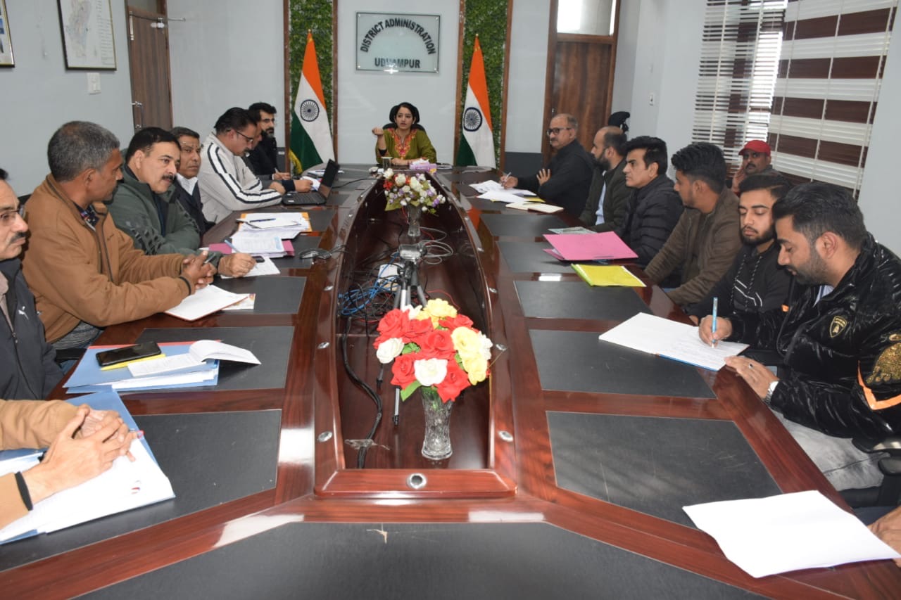 DC Udhampur reviews progress of HADP projects