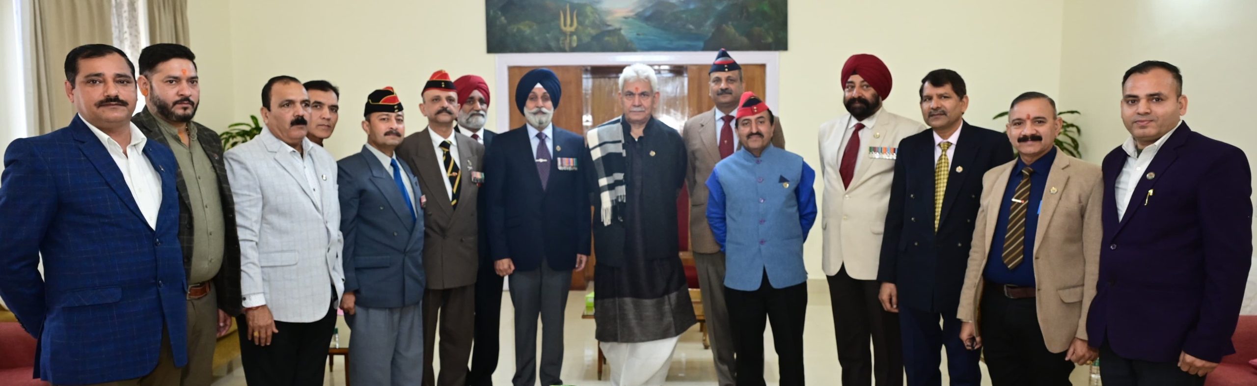 LG Sinha urges people to generously contribute to Armed Forces Flag Day fund