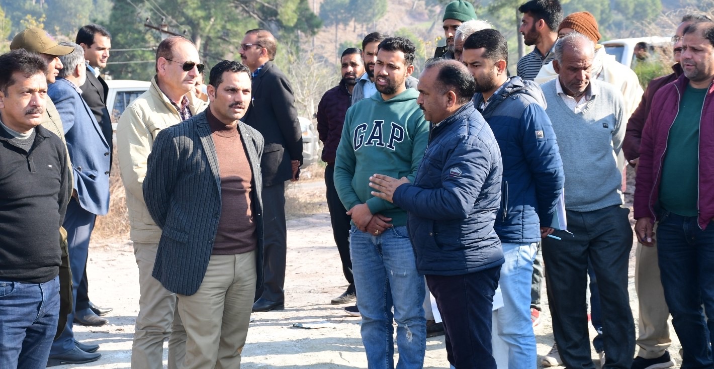 DC Rajouri inspects developmental projects during whirlwind tour of border areas