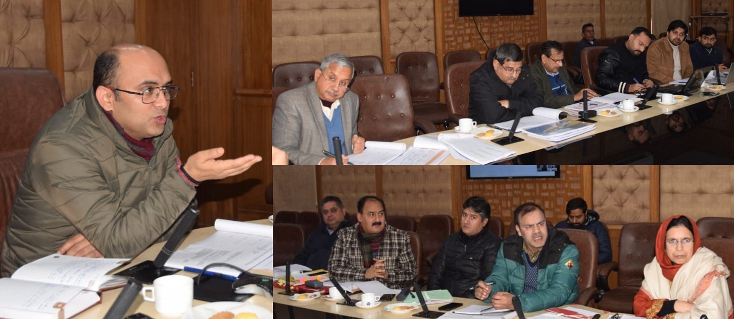 Bhupinder Kumar reviews implementation of PMGSY in J&K