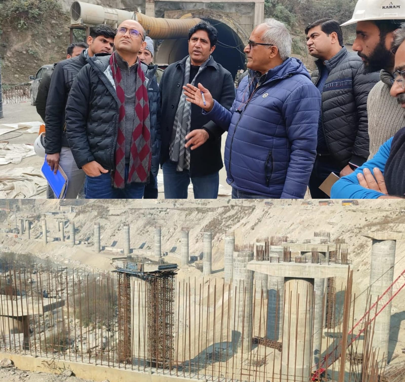 Secretary R&B reviews progress on NH-44 four laning project in Ramban