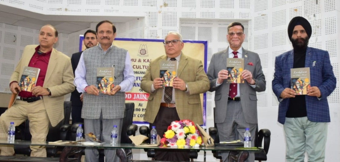 Advisor Bhatnagar releases Pramod Jain’s book ‘Lockdown and Other Poems’ at Jammu