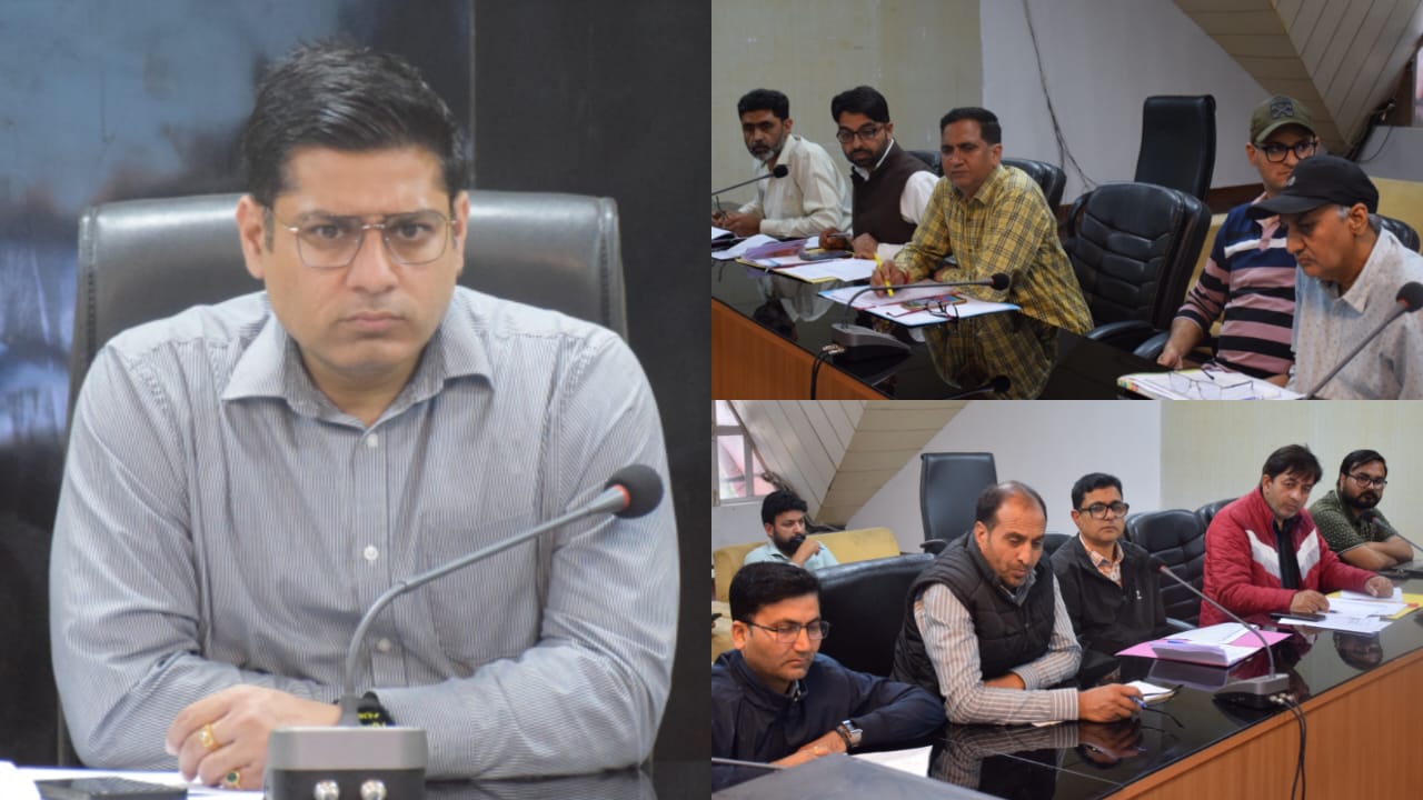 DDC reviews progress under HADP in Poonch District DDC reviews progress under HADP in Poonch District