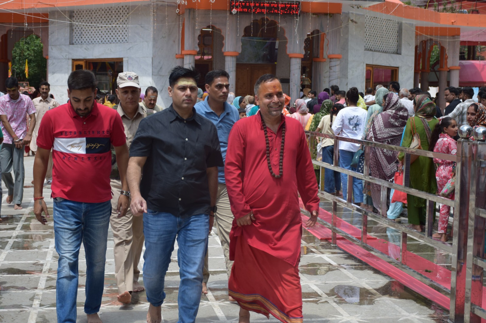 DC Poonch visits Shri Budha Amarnath Ji Shrine at Mandi to oversee Yatra arrangements