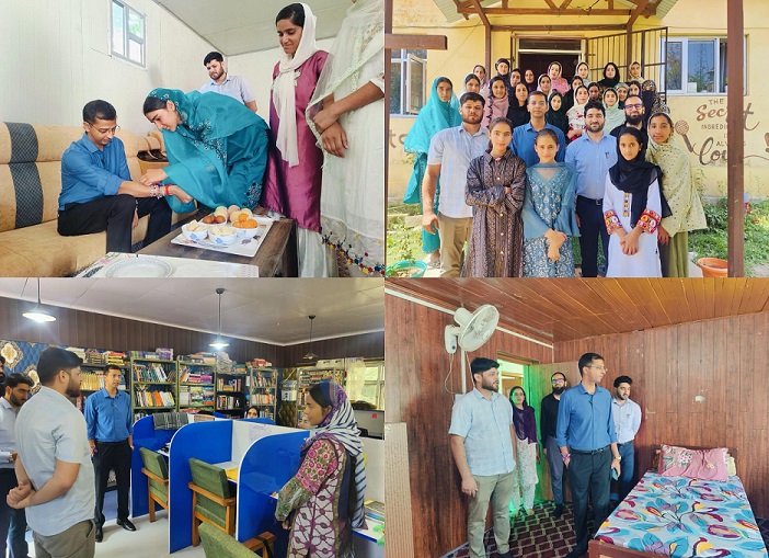 DC visits Girls Home, OSC, SHEW & Library at Shopian DC visits Girls Home, OSC, SHEW & Library at Shopian
