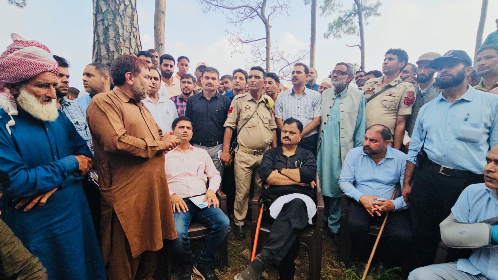 Rana conducts extensive tour of landslide-affected areas of Surankote, Mendhar Rana conducts extensive tour of landslide-affected areas of Surankote, Mendhar