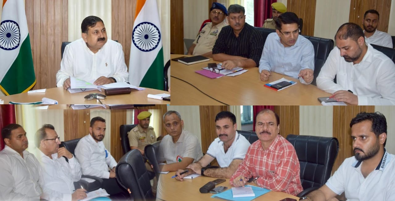 DC Poonch reviews SDRF preparedness amid ongoing monsoon challenges
