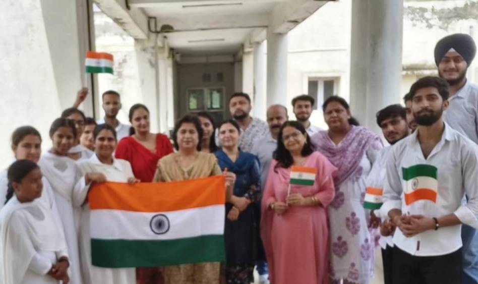 GDC Vijaypur organizes “Selfie with Tiranga” activity to celebrate I- Day