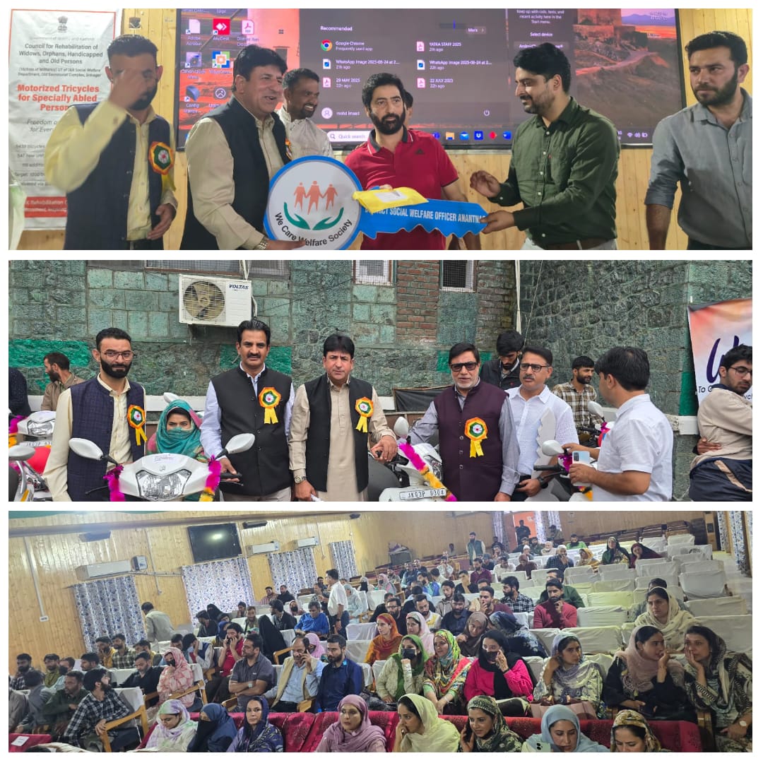 36 MTCs distributed among SAPs at Anantnag 36 MTCs distributed among SAPs at Anantnag