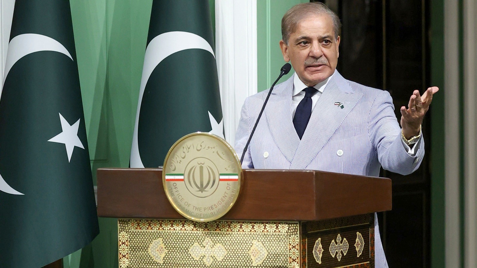 PM Shehbaz Sharif Vows India Won’t Get ‘Even One Drop’ of Pakistan’s Water
