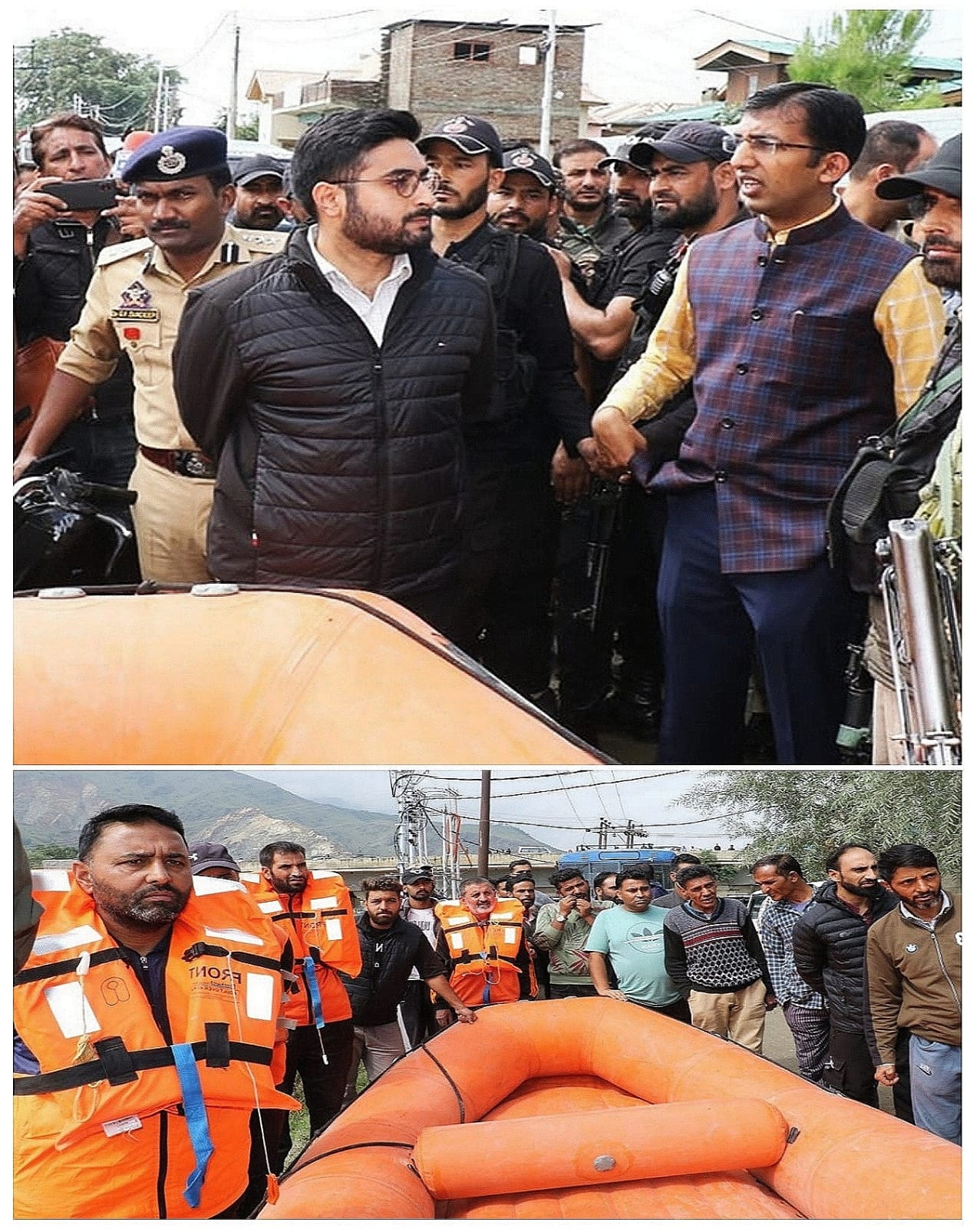 Div Com Kashmir visits flood-affected areas in Srinagar, Budgam Div Com Kashmir visits flood-affected areas in Srinagar, Budgam