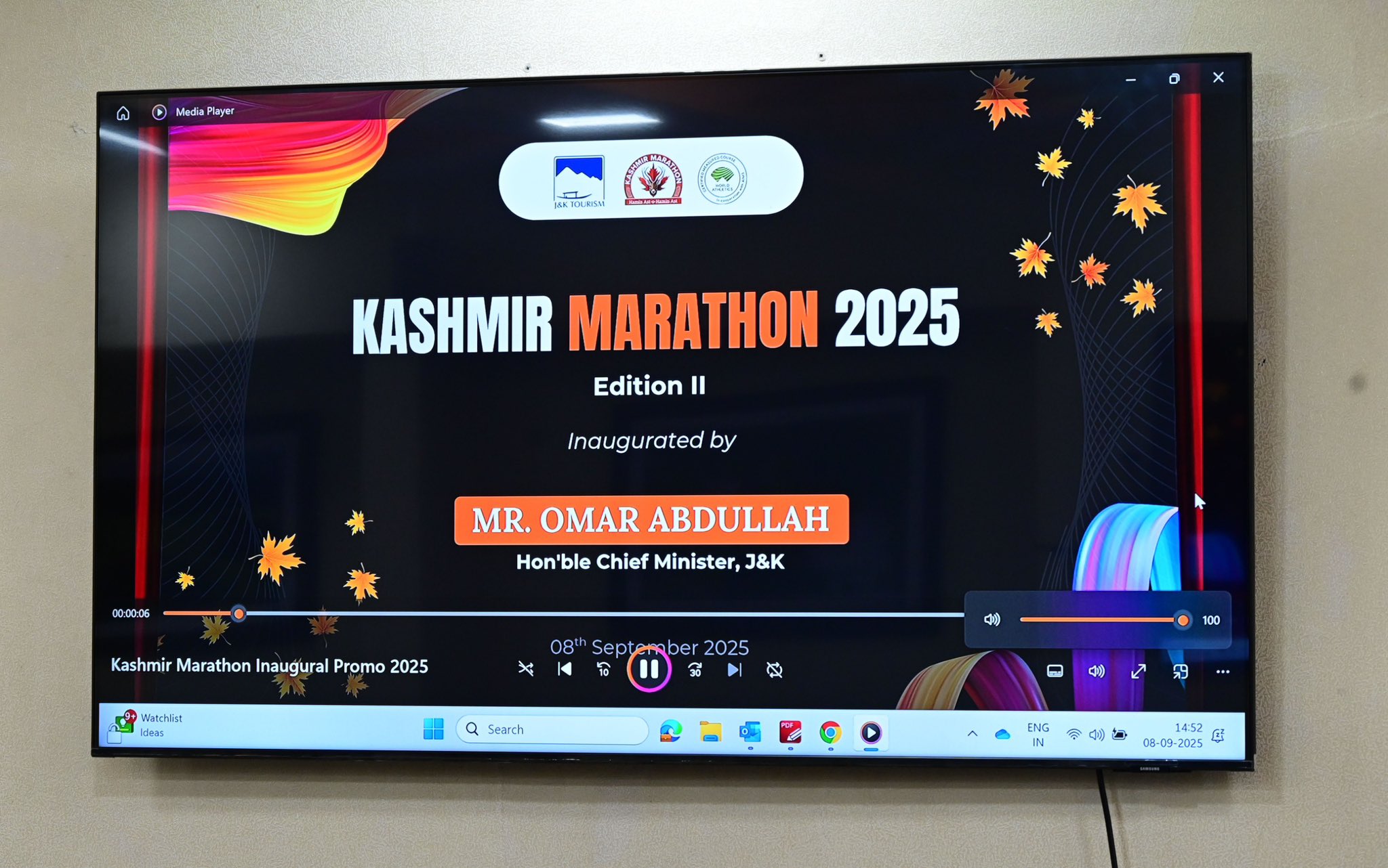 Chief Minister Omar Abdullah today chaired a high-level review meeting to take stock of the preparations and launched the promotional video of this flagship sporting spectacle, which will now be held on November 2, 2025