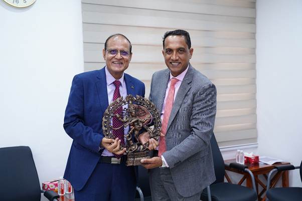 H.E. Dr. Avinash Ramtohul, Minister for Information Technology, Communication and Innovation, Republic of Mauritius, visits C-DOT, Delhi campus H.E. Dr. Avinash Ramtohul, Minister for Information Technology, Communication and Innovation, Republic of Mauritius, visits C-DOT, Delhi campus