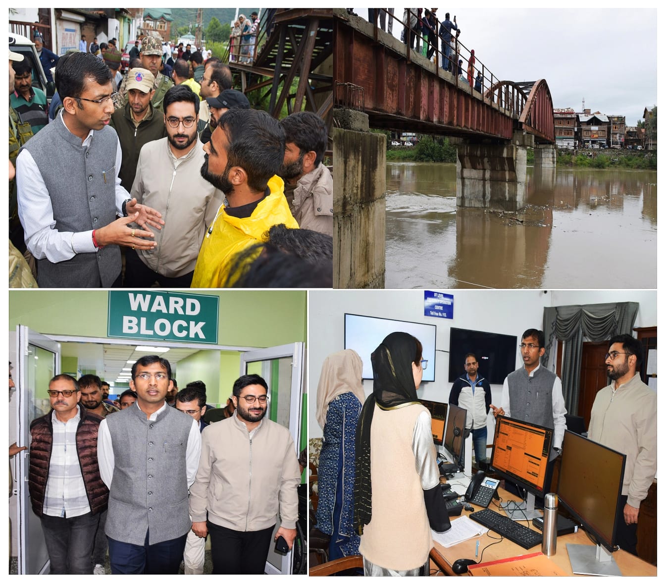Div Com Kashmir inspects preventive measures being taken to clog vulnerable spots at Barzulla, Gandbal Div Com Kashmir inspects preventive measures being taken to clog vulnerable spots at Barzulla, Gandbal