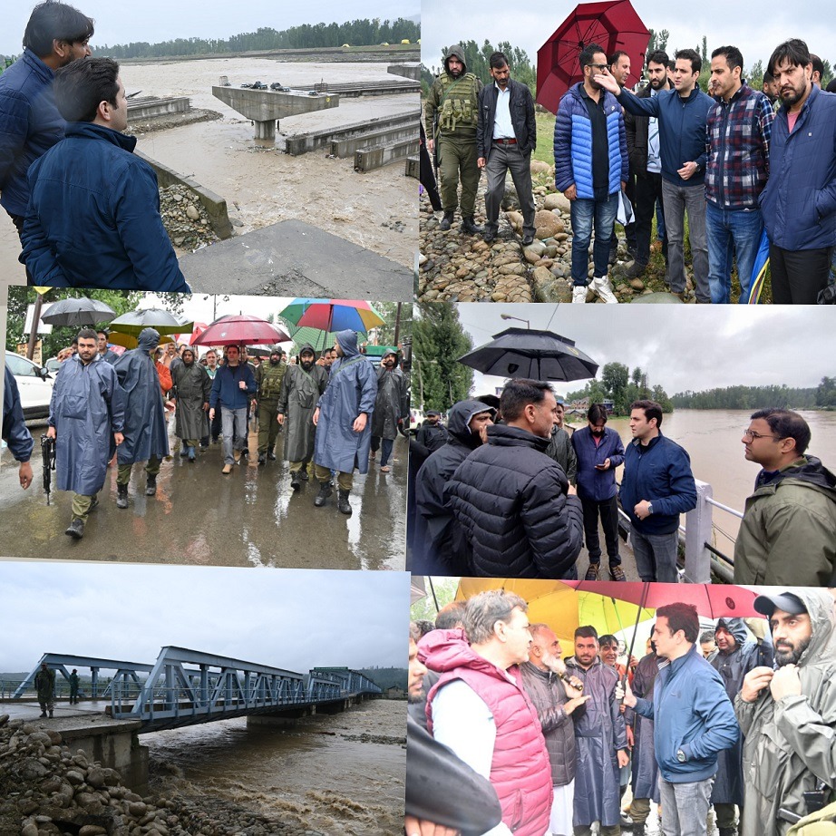 Incessant rains: DC Kulgam visits several areas, takes spot appraisal of current situation Incessant rains: DC Kulgam visits several areas, takes spot appraisal of current situation