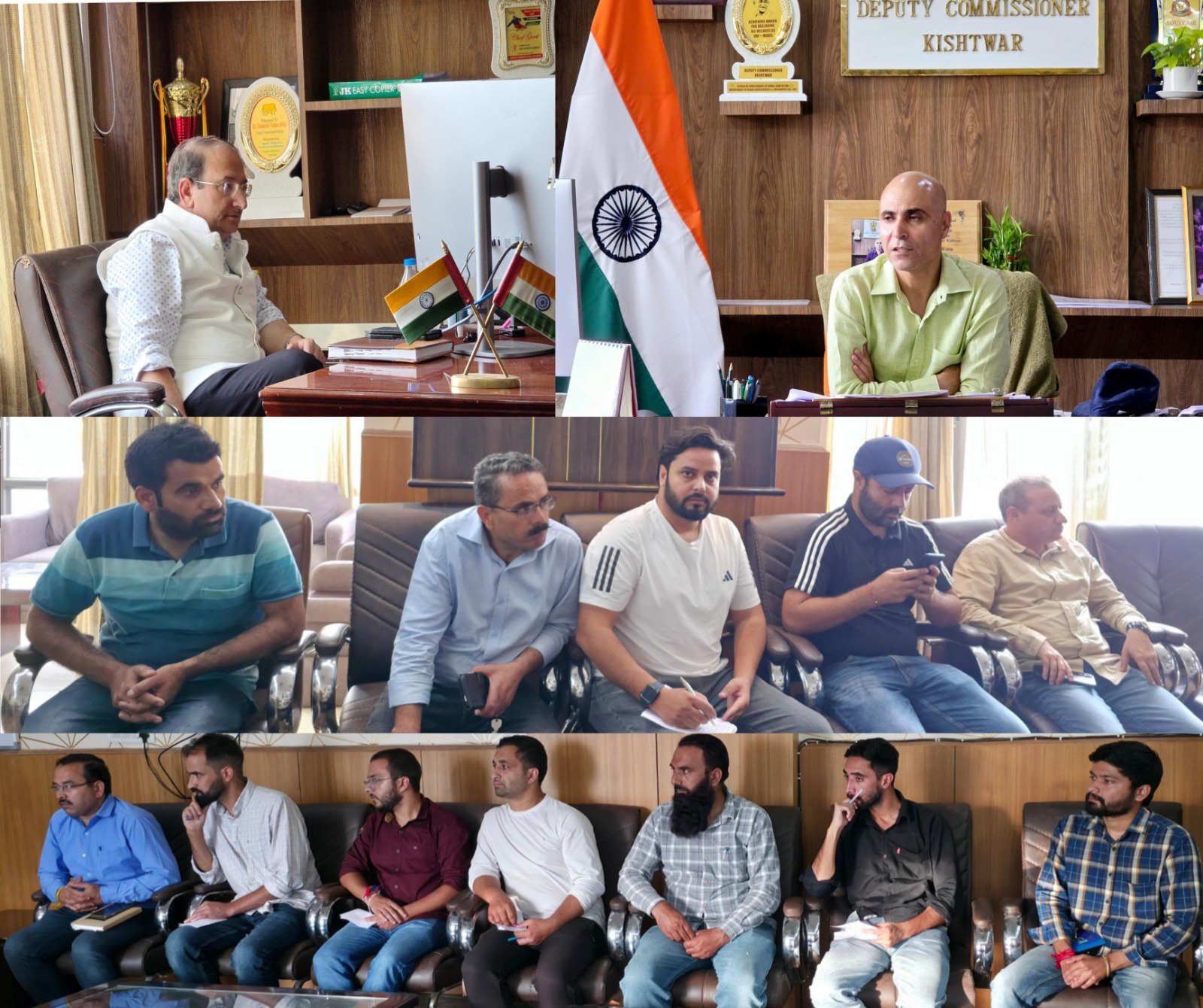 DC Kishtwar reviews functioning of Jal Shakti Department DC Kishtwar reviews functioning of Jal Shakti Department