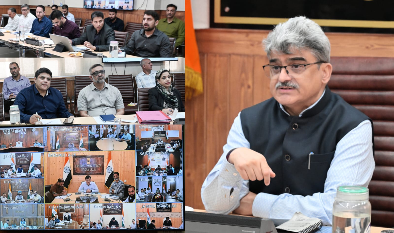 Chief Secy reviews implementation of tribal upliftment programs across J&K Chief Secy reviews implementation of tribal upliftment programs across J&K