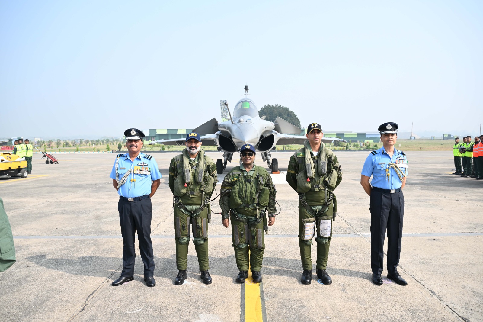 President Droupadi Murmu took a sortie in a Rafale aircraft at Air Force Station, Ambala, Haryana. She is the first President of India to take sortie in two fighter aircrafts of the Indian Air Force. Earlier, she took a sortie in Sukhoi 30 MKI in 2023. President Droupadi Murmu took a sortie in a Rafale aircraft at Air Force Station, Ambala, Haryana. She is the first President of India to take sortie in two fighter aircrafts of the Indian Air Force. Earlier, she took a sortie in Sukhoi 30 MKI in 2023.