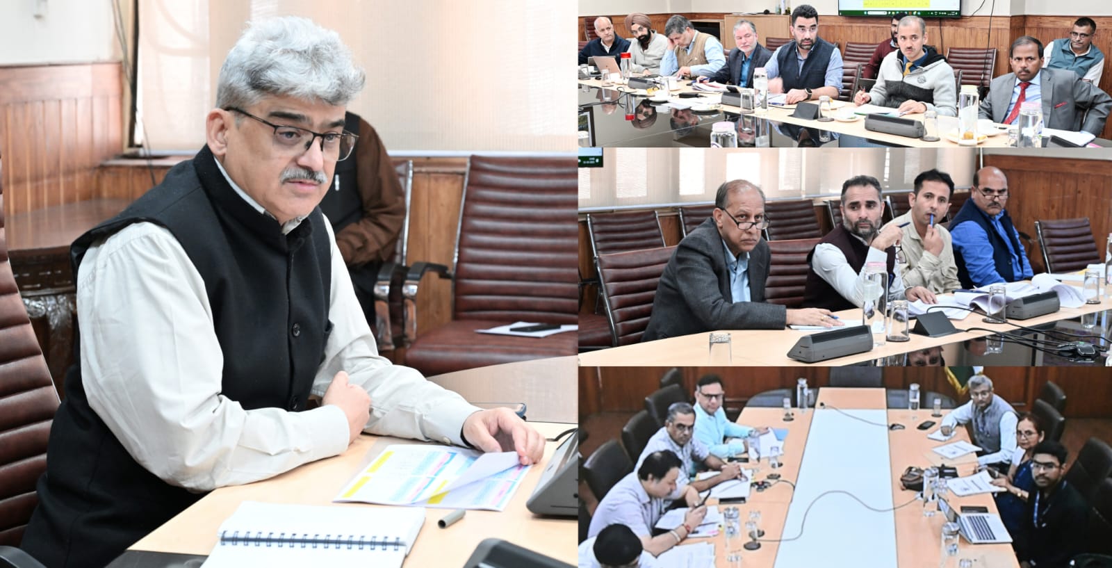 CS led HPC reviews progress of NABARD, RIDF projects in J&K CS led HPC reviews progress of NABARD, RIDF projects in J&K