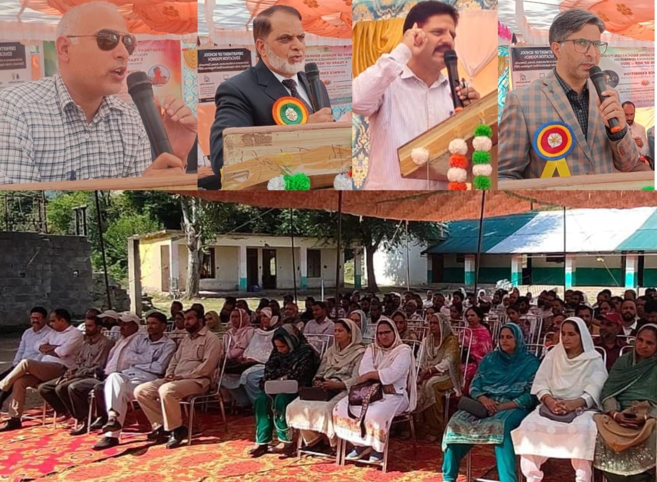 School Education Department Poonch organises seminar on 5 Year of NEP 2020, Science Exhibition School Education Department Poonch organises seminar on 5 Year of NEP 2020, Science Exhibition