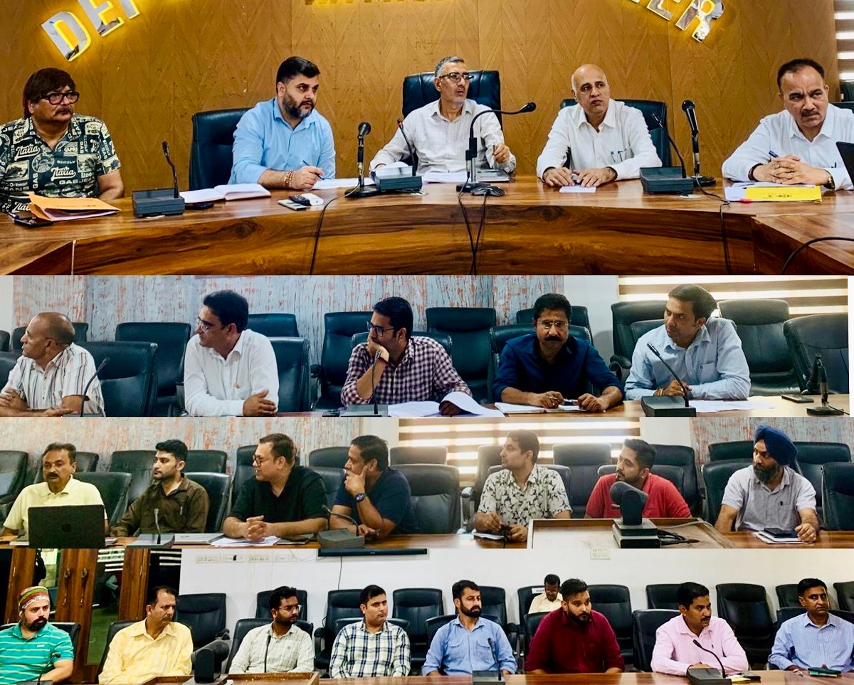 DC Kathua reviews physical, financial progress of PHE, Irrigation & Flood Control works DC Kathua reviews physical, financial progress of PHE, Irrigation & Flood Control works