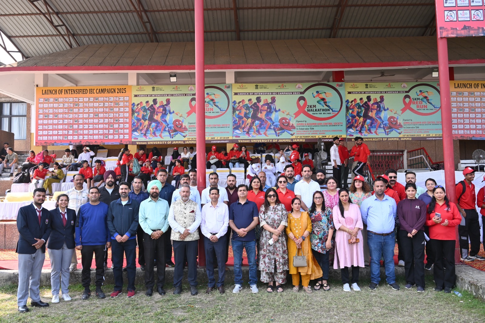 JKACS organises 5 KM Red Run to spread awareness about HIV/AIDS JKACS organises 5 KM Red Run to spread awareness about HIV/AIDS