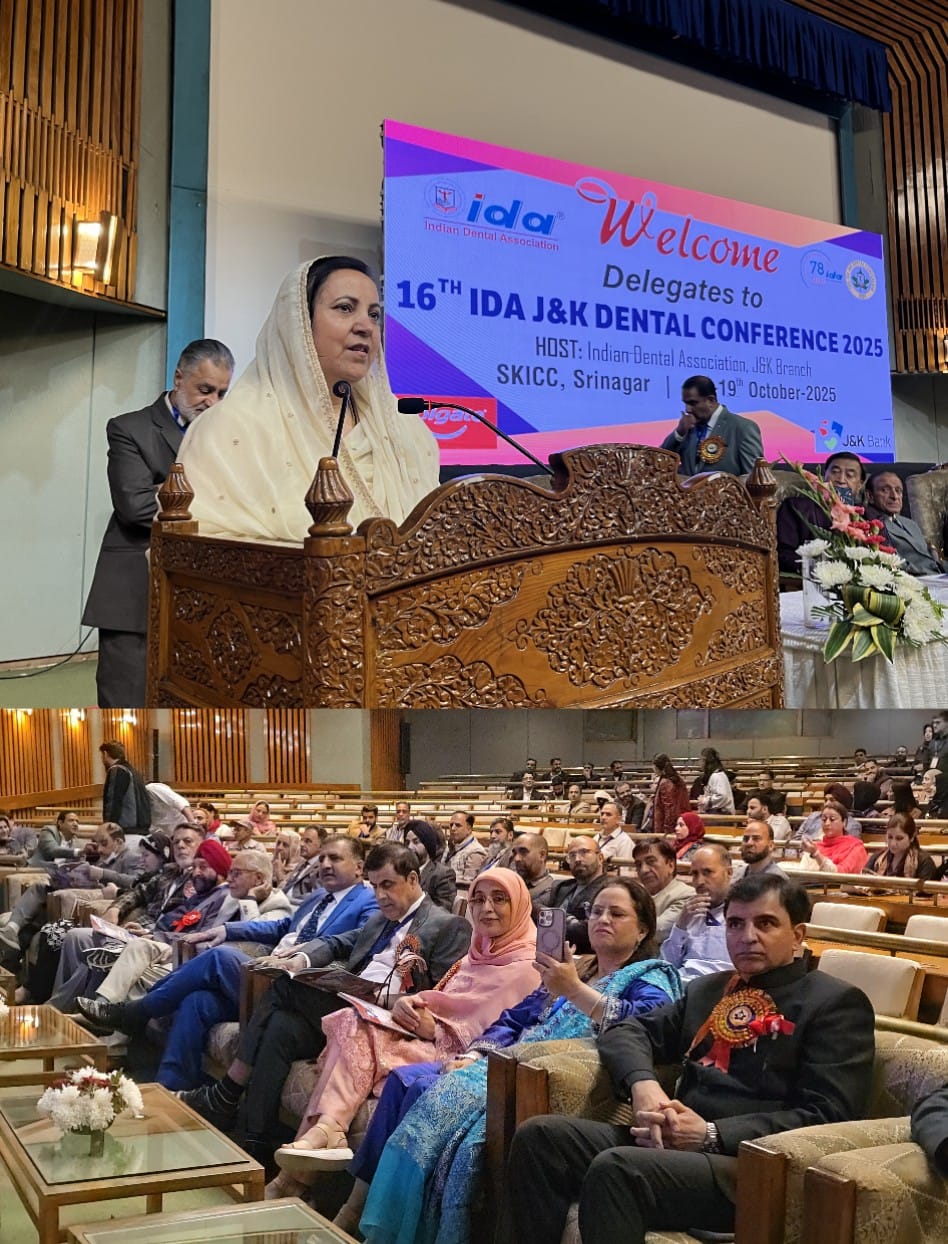 Dentists not merely tooth doctors; they are integral to preventive, systemic healthcare: Sakeena Itoo Dentists not merely tooth doctors; they are integral to preventive, systemic healthcare: Sakeena Itoo