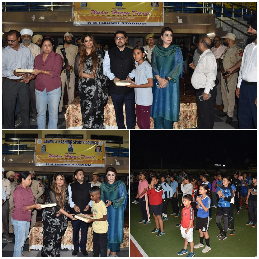 Satish Sharma presides Diwali celebrations of J&K Sports Council at Jammu Satish Sharma presides Diwali celebrations of J&K Sports Council at Jammu