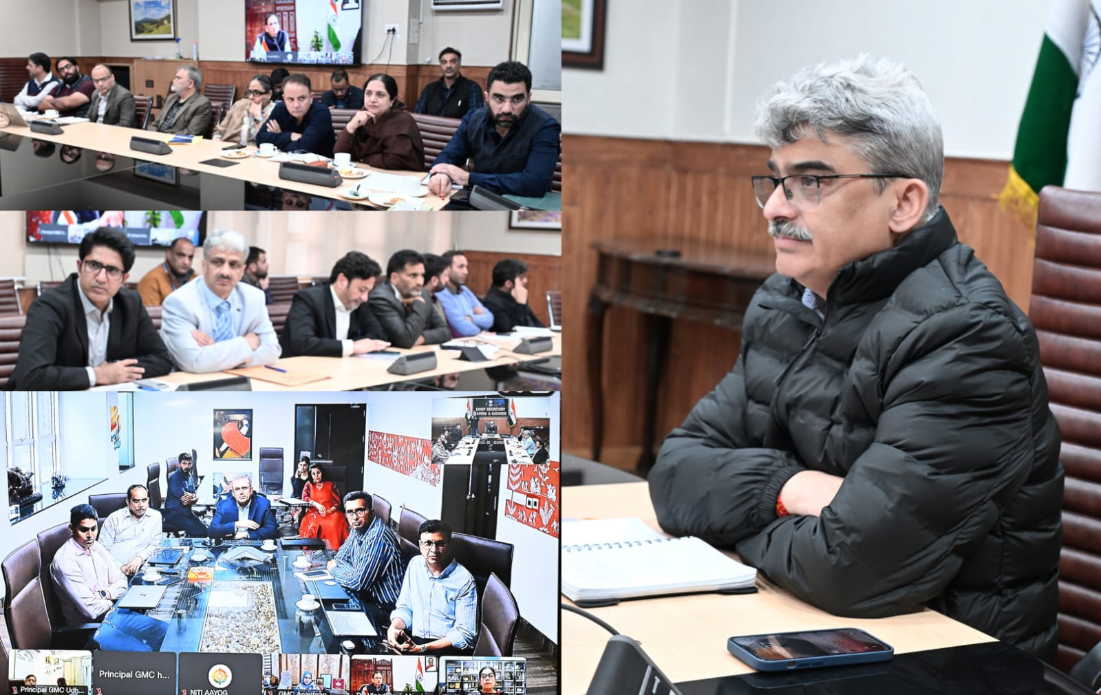 CS, NITI Aayog discusses modalities for establishing Tele-ICU network across J&K CS, NITI Aayog discusses modalities for establishing Tele-ICU network across J&K