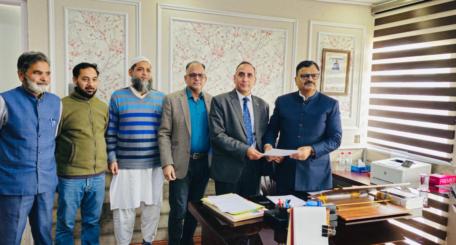 Civil Society delegation from Rajouri calls on Javed Rana Civil Society delegation from Rajouri calls on Javed Rana