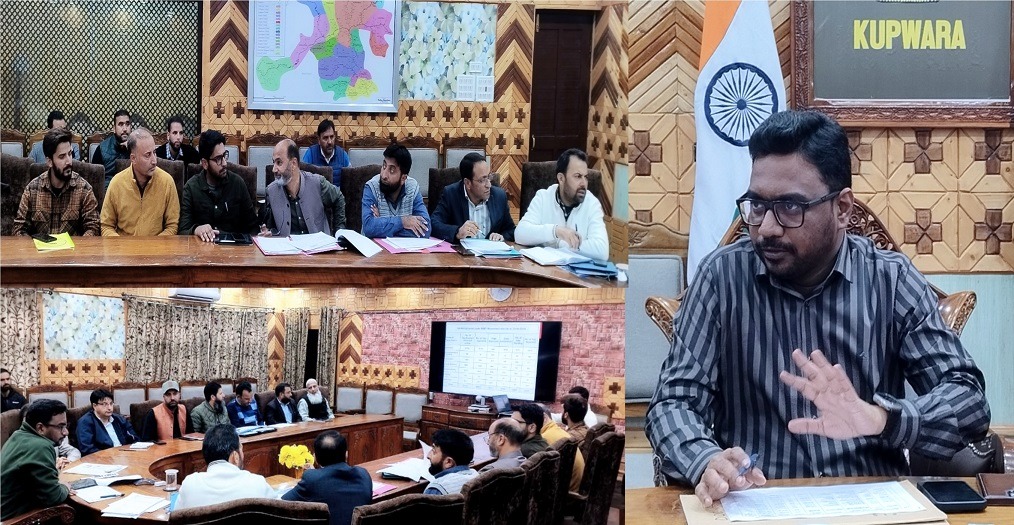 DC Kupwara review progress under HADP & JKCIP schemes DC Kupwara review progress under HADP & JKCIP schemes