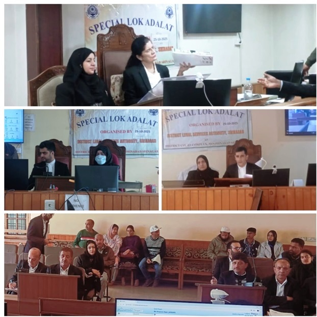 DLSA Srinagar organizes Special Lok Adalat to resolve Cheque Bounce & Bank Cases DLSA Srinagar organizes Special Lok Adalat to resolve Cheque Bounce & Bank Cases