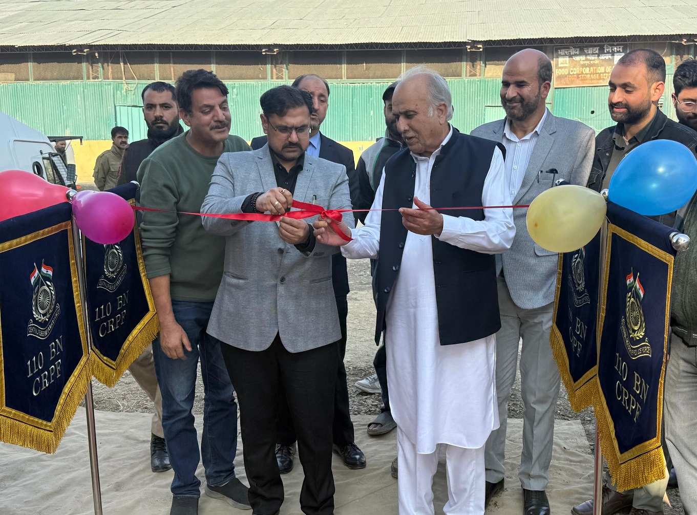 Satish Sharma inaugurates first digital weighbridge at Lethpora FSD Satish Sharma inaugurates first digital weighbridge at Lethpora FSD
