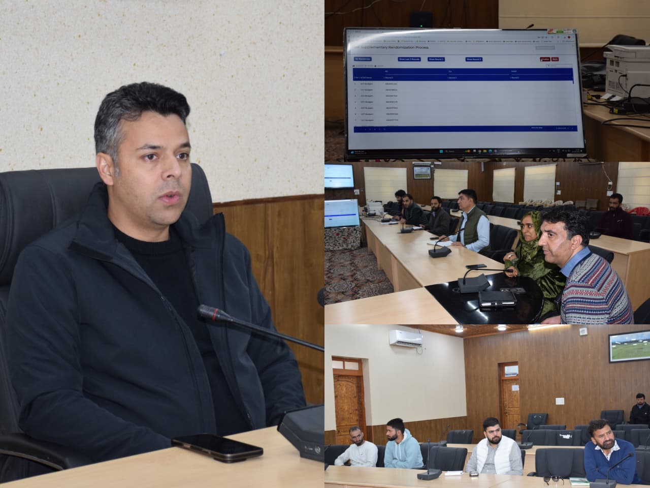Supplementary Randomization of EVMs Conducted at Budgam Supplementary Randomization of EVMs Conducted at Budgam