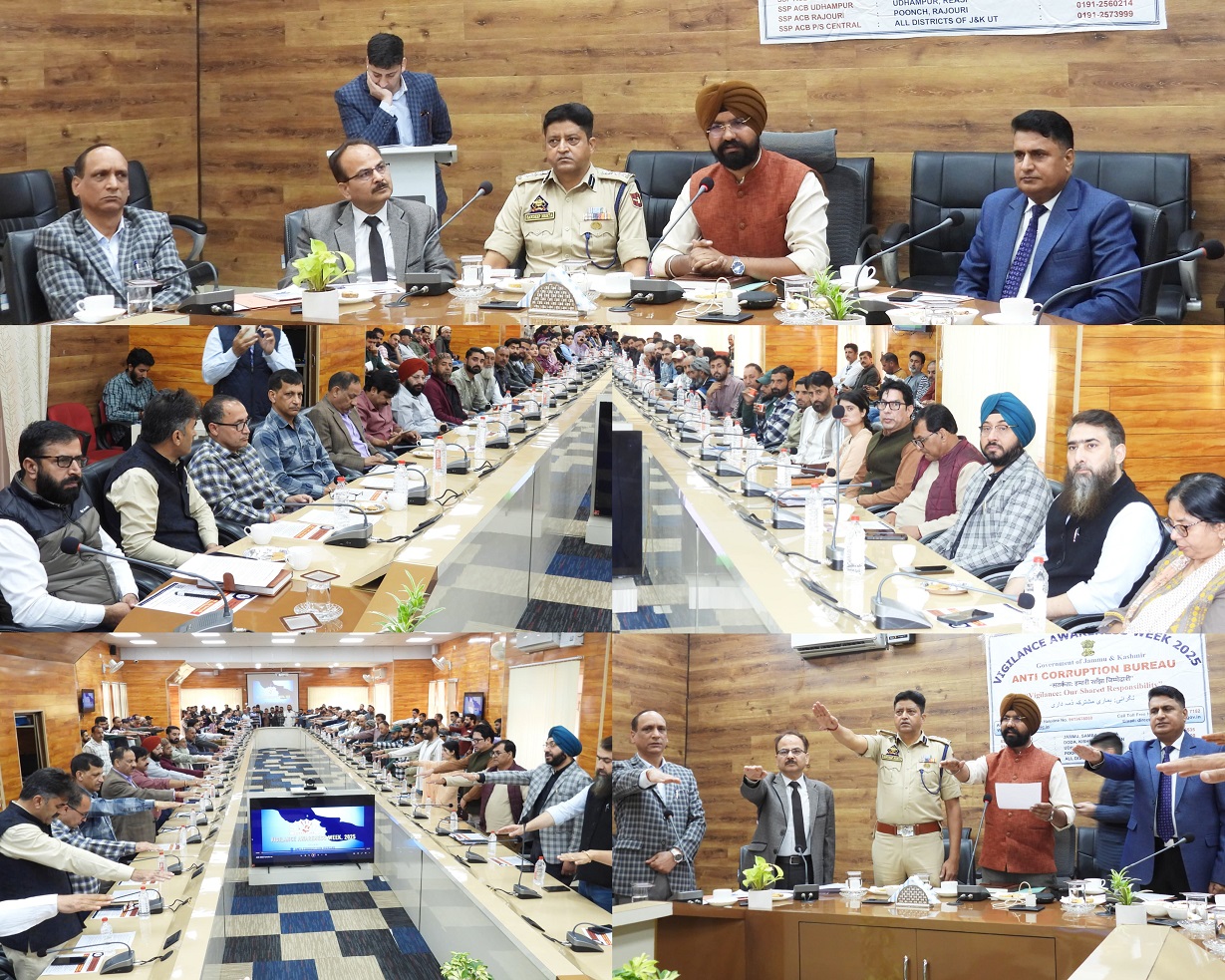 Vigilance Awareness Week 2025 event held at Doda Vigilance Awareness Week 2025 event held at Doda