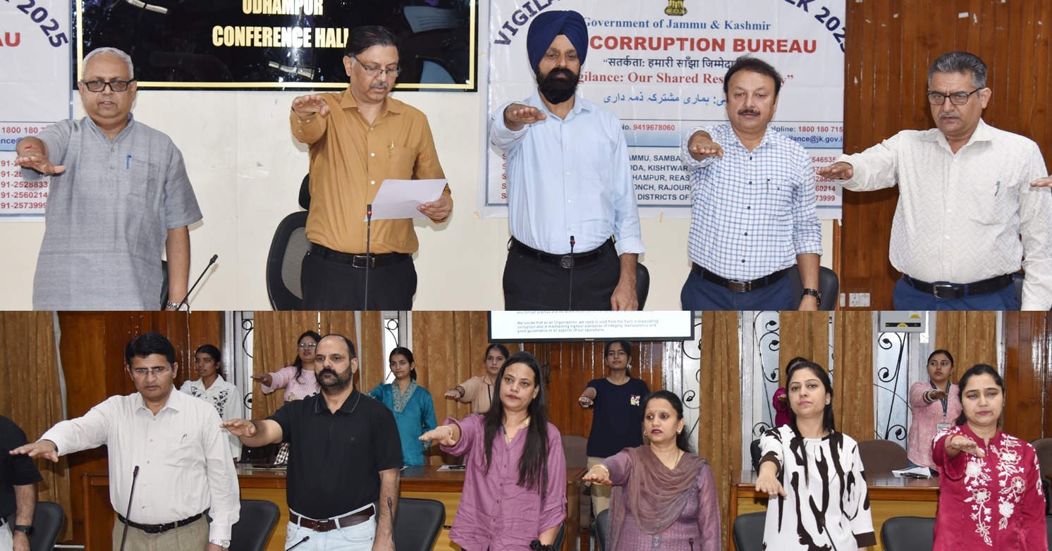 Vigilance Awareness Week: ACB organises sensitization event at Udhampur Vigilance Awareness Week: ACB organises sensitization event at Udhampur