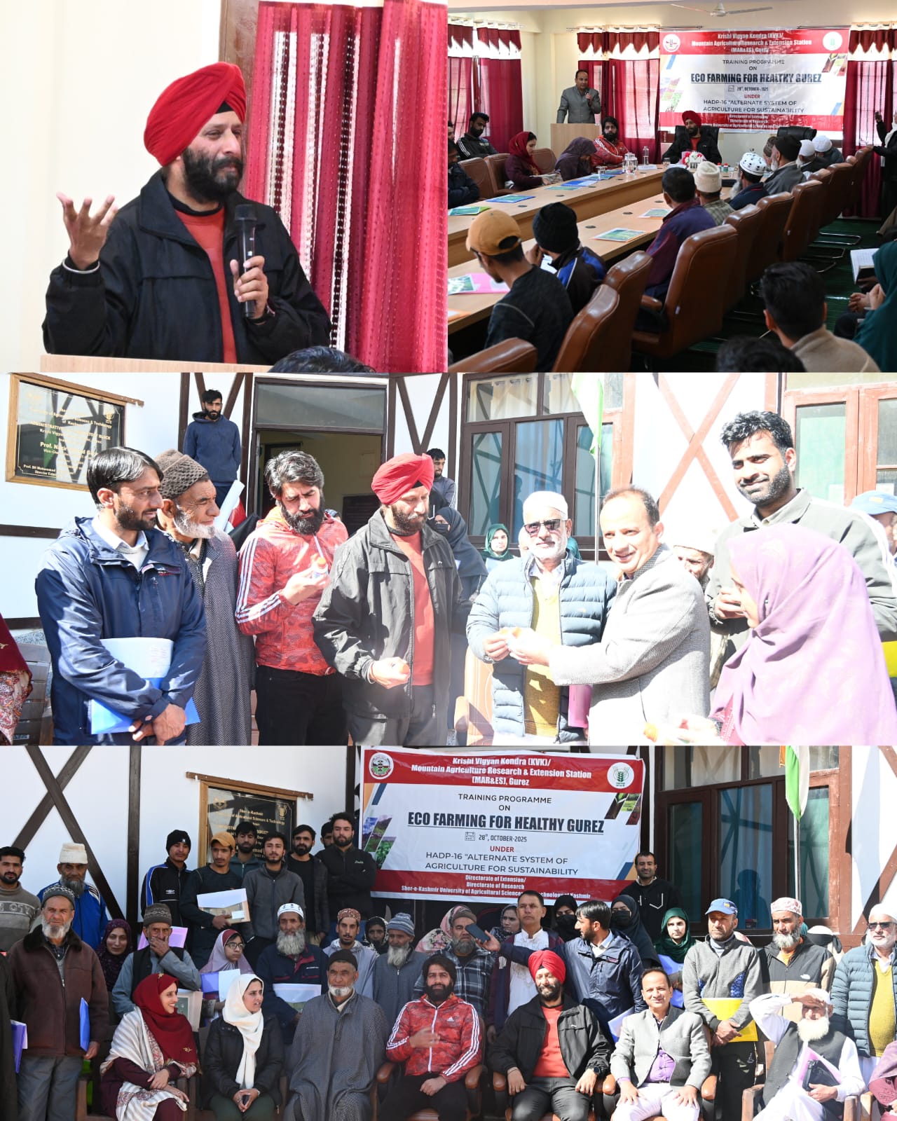 SKUAST-K holds training on alternate systems of Agriculture under HADP at Gurez SKUAST-K holds training on alternate systems of Agriculture under HADP at Gurez