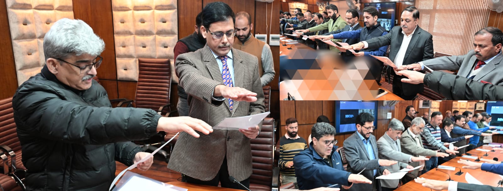 Chief Secretary administers ‘Unity Pledge’ to officers on eve of National Unity Day Chief Secretary administers ‘Unity Pledge’ to officers on eve of National Unity Day