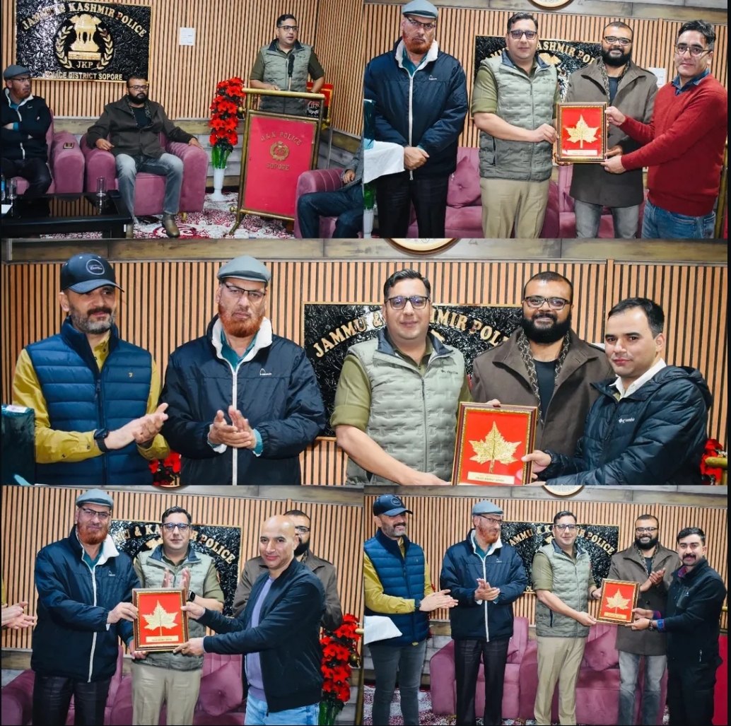 Sopore Police Accord Warm Farewell to Outgoing Officers Sopore Police Accord Warm Farewell to Outgoing Officers