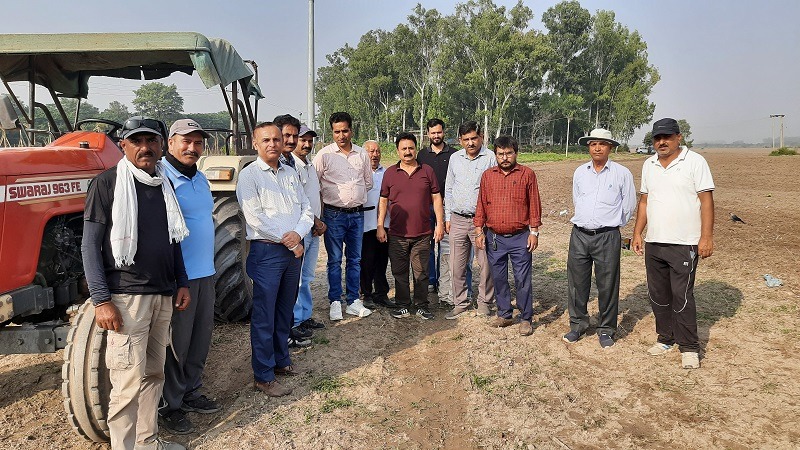 Mission Director HADP inspects developmental activities at SM Farm Chinore